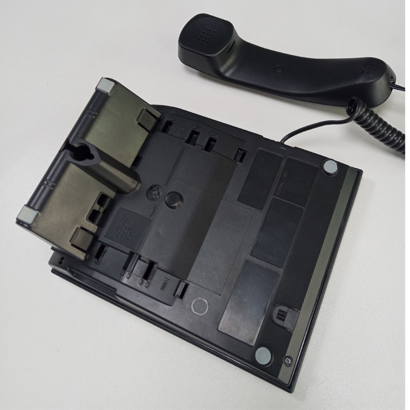 Teléfono con cable, teléfonos fijos, KX-T880C Pantalla de identificación de  llamadas Teléfono fijo sin batería, con función de silencio adecuado para